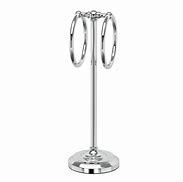 Image result for Chrome Towel Holder Stand for Bathroom Countertop