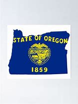 Image result for Oregon Flag Map