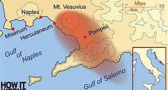 Image result for Mount Vesuvius Location