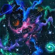 Image result for Acrylic Painting Ideas Space