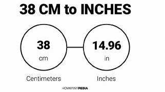 Image result for Convert 38 Inches to Cm