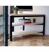 Image result for Industrial TV Stand Walnut