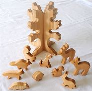 Image result for Wooden Animals