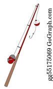 Image result for How to Put Hook On Fishing Pole