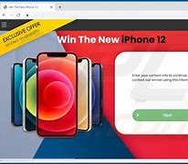 Image result for Click for Free iPhone Scam