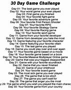 Image result for 30-Day Game Challenge