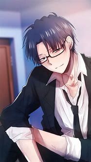 Image result for Cute Anime Boy Nerd