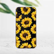 Image result for Yellow iPhone 11 with Clear Sunflower Case