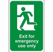 Image result for Emergency Recovery Signage