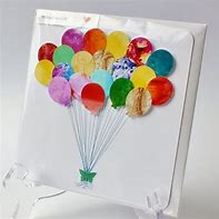 Image result for 3D Birthday Balloons Card
