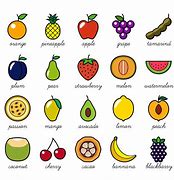 Image result for Fruits Basic Drawing