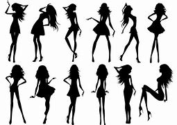 Image result for Beautiful Girl Silhouette
