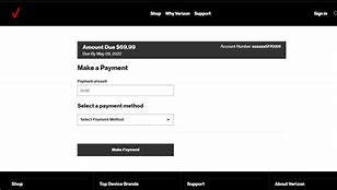Image result for Pay Verizon Bill Online One Time Payment
