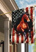 Image result for American Flag Running Horse