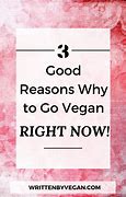 Image result for Why Go Vegan