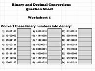 Image result for Byte Conversion Worksheet