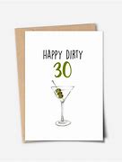 Image result for Dirty 30 Birthday Cards Printable