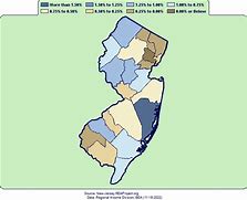 Image result for New Jersey Population Map