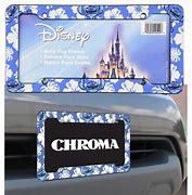 Image result for Disney License Plate Frames Chrome