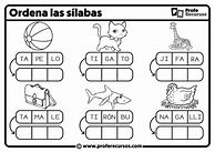 Image result for Fichas De Silabas