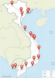 Image result for Vietnam Travel Route