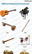 Image result for A List of Musical Instruments