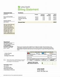 Image result for Medical Billing Statement Examples