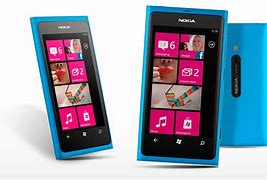 Image result for Nokia Lumia 800 Cyan