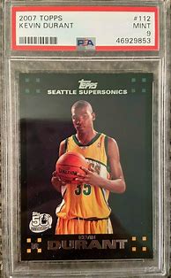 Image result for Kevin Durant Topps Rookie Card