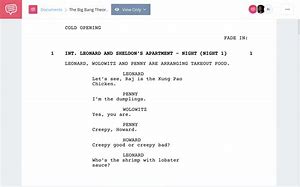 Image result for What Should a Script Look Like