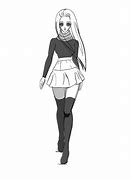 Image result for Anime Girl Walking Forward