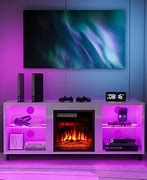 Image result for Modern Electric Fireplace TV Stand