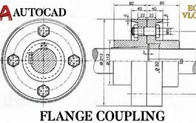 Image result for Flange Coupling Exploded Exambly Drawing