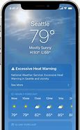 Image result for iPhone 6s Weather App