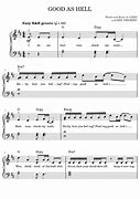 Image result for Lizzo Good as Hell Piano Chords