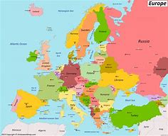 Image result for Europe Map Labeled