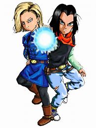 Image result for Android 17 and 18 Drawing