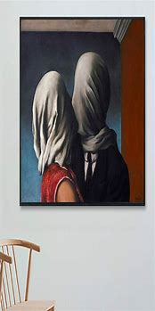 Image result for The Lovers 2 by Rene Magritte