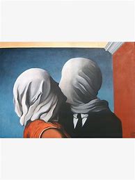 Image result for Rene Magritte the Lovers