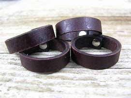 Image result for Leather Wedding Ring with Diamond