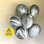 Image result for Black and White Marble Balloons