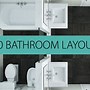 Image result for Small Square Bathroom