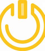 Image result for Power Button Icon Yellow PNG