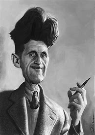 Image result for Stock Photos George Orwell Cartoon