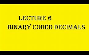 Image result for Bcd Binary Coded Decimal
