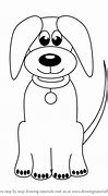 Image result for Cartoon Dog Drawing Black and White
