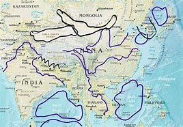 Image result for Southeast Asia Rivers Map