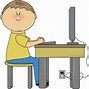 Image result for Student Using Laptop Drawing