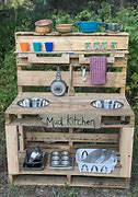 Image result for Pallet Mud Kitchen DIY