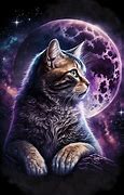 Image result for Galaxy Cat Art Purple